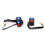 sourcingmap 2pcs Scooter Handlebar Horn Turn Signal Light ON/OFF Control Switch