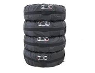 Set of 4 Tires Cover UCARE Tire Tote Cover Sun Protection and Dust Proof Tire Storage Bags for Wheel Tire Cover Suitable for Car SUV Ford with 13-23” Tires (L 31in)