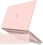 IBENZER Compatible with 2022 M2 MacBook Pro 13 Inch Case 2021 2020 M1 A2338 A2289 A2251 A2159 A1989 A1706 A1708, Hard Shell & Keyboard Cover for Mac Touch Bar, Sakura Pink,T13SKPK+1 MT13-SKPK+1