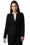 Allen Solly Women's Regular Blazer (AHBZCRGF616565_Black