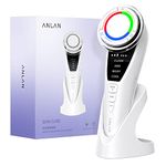 Facial Device,ANLAN Upgrade Face Massager Deep Cleanser Makeup Remover with Cotton and Shorten Pore Cleaning Time at-Home Beauty Instrument Improve Anti-Wrinkle Absorption Skin