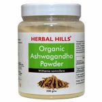 Herbal Hills Organic Ashwagandha Powder | 200 gms | Ashwagandha Herbal Powder