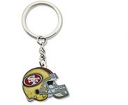 aminco NFL San Francisco 49ers Helmet Keychain