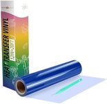 HTVRONT Heat Transfer Vinyl Rolls - 12" x 20ft Royal Blue Iron on Vinyl for Shirts, HTV Vinyl for All Cutter Machine - Easy to Cut & Weed for HTV Heat Vinyl Design (Royal Blue)