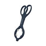 MOTHER-K Baby Bottle Tongs, Scissor Design, Multi-Functional, Anti-Slip & High-Temperature Resistant Pacifier Tongs (Navy)