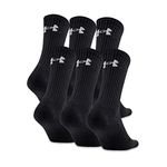 Under Armour Men's UA CHARGED COTTON 2.0 CREW Crew - Black, LG