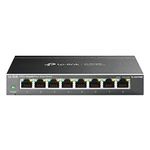 TP-Link 8 Port Gigabit Switch | Easy Smart Managed | Plug & Play | Desktop/Wall-Mount | Sturdy Metal w/Shielded Ports | Support QoS, Vlan, IGMP and LAG (TL-SG108E)