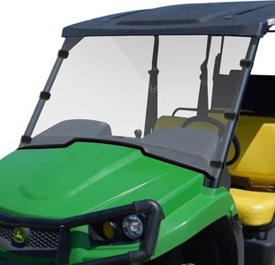 StarknightMT UTV Front Full Windshield Compatible with Gator XUV 550 560 560E 590E 590i 590M Used with Tops,Hard PC Clear Scratch Proof Windshield