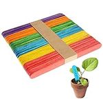 Bantie 50pcs 15×1.8cm Wooden Plant Lables, Wooden Garden Plant Labels Suitable for Indoor Outdoor Potted Plants Herb Seed Vegetable Flowers, Seed Lables, Plant Identification Sticks.