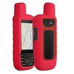 kwmobile Case Compatible with Garmin GPSMAP 66i - GPS Handset Navigation System Soft Silicone Skin Protective Cover - Red