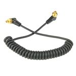 DSLRKIT Male to Male M-M FLASH PC Sync Cable Cord with Screw Lock