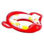 Mee Mee Premium Baby Cushioned Potty Seat with Easy Grip Support Handles and Comfortable Seat | Kids Toilet Seat for Training (Red)