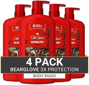 Old Spice Wild Bearglove Scent Body Wash for Men, 30 Fl Oz (Pack of 4)