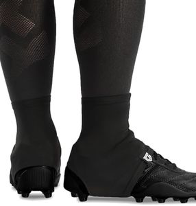 Gridiron Gladiator Spats Cleat Covers (Black, Large)