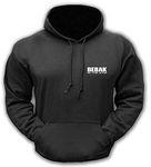 BEBAK Mens Gym Hoodie | Pullover Hoody Clothing for Men Bodybuilding Top Arnold Schwarzenegger Inspired Sweatshirt T Shirt S M L XL 2XL 3XL 4XL 5XL (Charcoal 2XL)