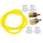 Carkio 2 feet Fuel Line with Fuel Filter Primer Bulb Compatible with GX22 GX25 GX31 GX35 HLT422 ULT425 UMK431 UMK435 HHB25 HHH25 HHT31S HHT35S WX10 FG110 Compatible with 17672-Z0H-003