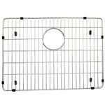 EBG1914 Kitchen Sink Grid and Sink Protectors for Kitchen Sink, Stainless Steel Sink Grids for Bottom of Kitchen Sink, 19" x 14" with Rear Drain for Single Sink Bowl, Sink bottom grid