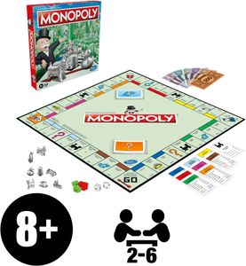 Hasbro Monopoly Classic Board Game – Family Game Night Essential
