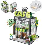 Vocrev Coffee House Building Sets for Adult, Idea Friends Home Building Blocks, Great Gift Idea for Boys and Girls, Kids, Adults(587 PCS, Sets with Led Light)