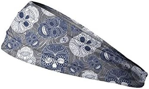 JUNK Brands Muertos Big Bang Lite Headband, Blue, One Size