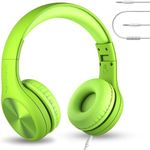 LilGadgets Connect+ Pro Headphones For Kids For School - Designed With Kids' Comfort In Mind, Foldable Over-Ear Headset With In-Line Microphone, Wired Headphones