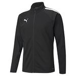 PUMA Men's Team Liga Training Jacket, Black/White, Small