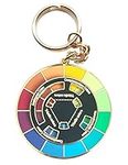 Color Wheel Key chain Enamel brooch