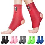 WYOX Ankle Brace for Women, Men, and Youth - Plantar Fasciitis Brace, Ankle Support Brace for Men, Workout and Sports Ankle Brace, Perfect for Stability and Support in All Activities (Red, L/XL)