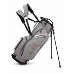 Golfbuy Premium Lightweight Golf Stand Bag with Dual Strap, Multiple Pockets & Auto-Deploy Stand Durable Carry Golf Bag for Men & Women (Grey)