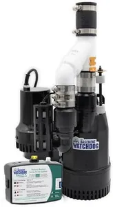 THE BASEMENT WATCHDOG Big Combo CONNECT Model CITS-50 ½ HP Primary and Battery Backup Sump Pump System with Smart WiFi-Capable and 24-Hour-a-Day Monitoring Controller