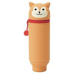 LIHIT LAB. PuniLabo Stand Up Pen Case (Pen Holder), Dog, 2.4" x 7.8" (A7712-2)