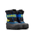 Sorel Unisex Kids Kids Snow Commander Winter Boots, Black Black X Super Blue Children, 11 UK