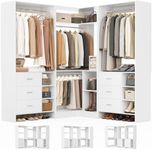 Aheaplus Closet System with 6 Drawe