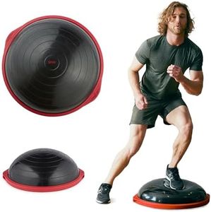 SPRI Balance Trainer Pro - Dome Shape Half-Exercise Ball with Non-Skid Base - For Balance Training, Strength Building, Toning, and Improved Flexibility - 65cm Diameter