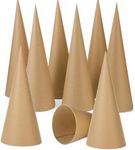 Zhanmai 6 Pcs Paper Mache Cones Ope