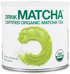 DrinkMatcha Organic Matcha Green Tea Powder 1 LB 100% Pure Matcha | Nothing Added | Perfect for Lattes, Smoothies, Baking (16 Ounce)