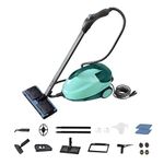 Comforday Multipurpose Steam Cleaner with 17 Piece Accessories, steamer for stain removing with 1.5L Tank and 9.8 FT Cord, Steamer for Cleaning Floors, Kitchen, Windows, Ovens, Cars, and more