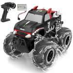 RC Monster Truck 1:16, Electric RC Car RC Monster CAR 4WD 40KM/H Rock Crawler Scale Remote Control Truck Toy Cars,Waterproof&Dustproof Electric Vehicle Toys for Ages 6-12