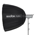 GODOX P90H High-Temperature Resistant Version 35 Inch/ 90cm 16 Rods Portable Umbrella Brolly Reflector for Studio Photo Flash (Black)