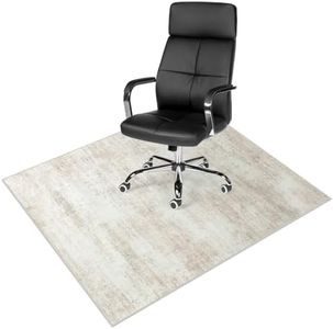 Anidaroel 48"x60" Abstract Office Chair Mat, Desk Chair Mat for Hardwood Floor, Desk Mat for Rolling Chair on Hardwood, Office Chair Rug for Rolling Chair, Anti-Slip Floor Protector Rug