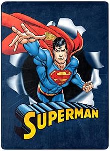 Northwest DC - Superman Silk Touch Throw Blanket, 46" x 60", Hero Burst