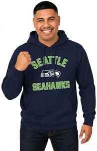 Seattle Seahawks Gameday Hoodie Pullover Sweatshirt - Navy, Medium