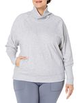 C9 Champion Women's Long Sleeve French Terry Top, Heather Gray, M