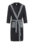 HOMELEVEL Terry Bathrobe 100% Cotton Women Men Ladies and Men