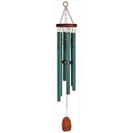 Woodstock Chimes - The ORIGINAL Guaranteed Musically Tuned Pachelbel Canon Wind Chime, Green