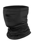 Shauoal Neck Gaiter Face Cover FG01 Elastic Head Wrap Mask for Cycling Running Outdoor Activities-NO Velvet Inner