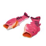 Coddies Fish Flip Flops | The Original Bass Fish Slippers | Funny Christmas Fishing Gift for Men and Women, Pink, 9-10 Women/7-8 Men