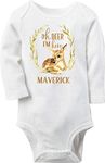 Oh Deer Baby Boy Take Home Outfit (0-3M Standard Long Sleeve Bodysuit)