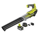 Ryobi P2180 ONE+ Lithium+ 100 mph 280 CFM 18-Volt Lithium-Ion Cordless Jet Fan Blower Kit P108 P118