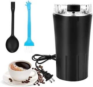 IOIZ Coffee Grinder and Spice Grinder, One Touch Coffee Grinder Electric with Heavy-Duty Stainless Steel Blades, 300-watt Powerful Grinder for Dry Spices, Coffee Beans, Nuts, Herbs, Grains (Black)